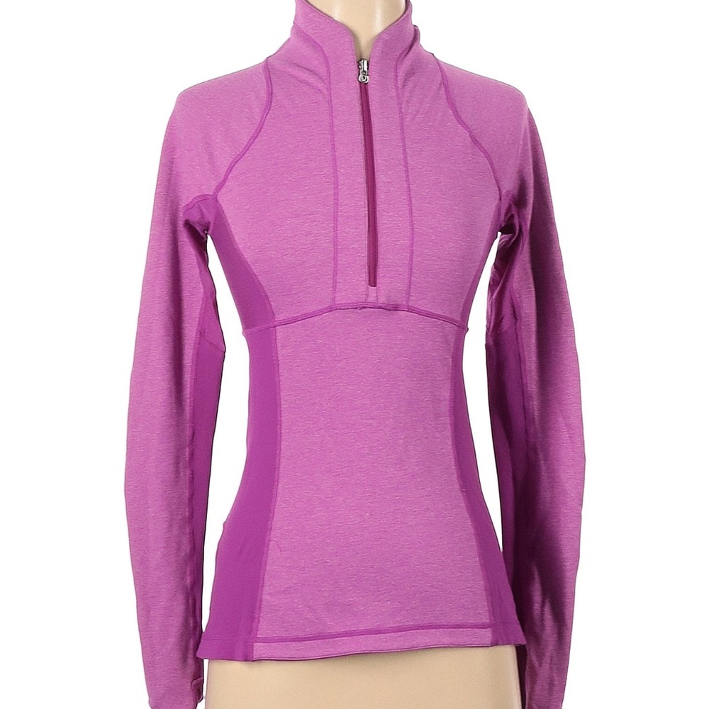 Lululemon 4 Sweatshirt Reversible Sweater Quarter Zip Athletic Activewear Sporty - Picture 11 of 16